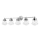 Z-Lite Vaughn 5 Light Vanity, Chrome And Clear Seedy 736-5V-CH - alternate 3